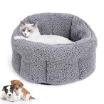 PETSHY ペットベット猫 ベッド 犬ベッド犬 ハウスペットクッション 犬 クッション ペットベッド冬暖かい 猫 ベッド 人気 ふわふわ