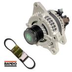 ノア ヴォクシー ZRR70W ZRR75W ZRR70G ZRR75G 27060-37030 27060-37031 社外新品 オルタネーター & バンドー製 ファンベルト 6PK1230