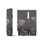 ショッピングアイコス シール アイコス イルマiワン カスタムスキン カスタムステッカー 2025年デザイン 鳥獣市松 ((グレー)) IQOS ILUMAi