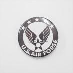 Yahoo! Yahoo!ショッピング(ヤフー ショッピング)缶バッジ 缶バッチ（32mm）黒 1個 アメリカ空軍 US AIR FORSE 軍隊 かわいい アーミー ミリタリー アメリカン 戦闘機 USA