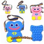 ショッピングプッシュポップ ハギーワギー 小銭入れ ショルダーバッグ プッシュポップ バブル Poppy Playtime ストレス解消 ギフト 斜めがけバッグ 男女兼用 女の子 男の子 軽量