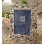 つる薔薇のデザインのフォトフレーム（シュラブローズ）