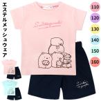 すみっコぐらし 半袖 Tシャツ 子供 半ズボン 夏用 上下セット 110 120 130 140 150 160 メッシュ 服 女の子 パジャマ 夏 キッズ ジュニア 短パン ルームウェア