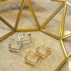 スクエア ピアス　収納ケース無料プレゼント付き！3900円以上送料無料[ag0158]【new】