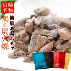 食品 お肉のおつまみ 焼き鳥 鶏の炭火焼き 100g×6 セット 鳥の炭火焼き 真空パック 宮崎名物 レトルト食品 簡易包装 訳あり食品 常温保存 珍味