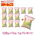 富山 お土産 送料無料 しろえびポテトチップス 120g 11袋セット+1袋プレゼント！ 富山 土産 みやげ 白えび 白エビ 白海老 富山湾の宝石 ご当地 ポテトチップス