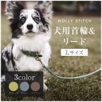 犬用首輪+リード Lサイズ ダルメシアン ボクサー MOLLY&STITCH BUTTER CITY