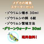 メダカの稚魚 スターターセット ゾウリムシとグリーンウォーターのセットです。