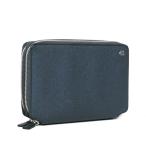 送料無料 本物 美品 dunhill ダンヒル ボードン オーガナイザー L2M145Z トラベルバック カーフレザー ネイビー メンズ