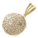 送料無料 本物 ペンダントトップ ペンダントヘッド K18YGイエローゴールド ダイヤモンド1.00ct ネックレス レディースアクセサリー