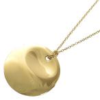 送料無料 本物 Tiffany＆Co. ティファニー サークルネックレス ペンダント ペレッティ 750YGイエローゴールド シンプル おしゃれ 男女兼用