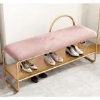  вход bench обувь подставка Brown 2 уровень место хранения bench компактный обувь место хранения высота отталкивание губка подушка удобство хороший вход стул сиденье подушка сиденье .. обувь inserting стул 