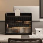 食器棚 卓上食器棚 引き戸 キッチン収納棚 上置き キッチン収納 ミニ食器棚 キッチンキャビネット おしゃれ レトロ 防塵 食器の収納 ガラス扉 中身が見えて