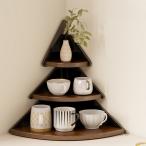 コーナーラック 卓上 木製 ブックス