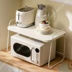 ショッピングレンジラック レンジラック レンジ上ラック おしゃれ 1段 キッチンラック 耐熱 頑丈 幅42cm レンジ台 レンジ棚 キッチン収納 大型レンジ対応 電子レンジ トースター 炊飯器