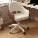 ダイニングチェア おしゃれ キャスター付き デスクチェアー 椅子 イス スチール 脚 PUレザー アームチェア 肘あり 肘掛けあり 学習 勉強 在宅 ワーク 可愛い