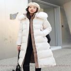ベンチコート レディース ロング 大きいサイズ 冬 防寒 中綿コート フード付き ゆったり 暖かい 厚手 着痩せ 無地 冬服 アウトドア 通勤 ダウンジャケット