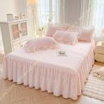  подзор одноцветный покрывал bed простыня 3 позиций комплект симпатичный покрывало двойной одиночный симпатичный матрац покрытие мягкий Princess способ 