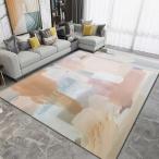 センターラグ ラグマット ラグ おしゃれ 抽象 ストライプ柄 モダン 現代 和風 通気性 おしゃれ 大きい 室内 洗える すべり止め 北欧風 幾何学 ナチュラル