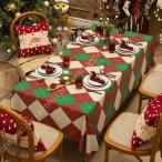 クリスマス テーブルクロス レッド クリスマス飾り 撥水 おしゃれ 赤 テーブル装飾 テーブルマット 多用途 宴会 パーティー 家庭用 食卓カバー 長方形 しゃれ