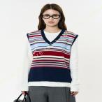  женский вязаный лучший bai цвет без рукавов свитер casual свободно симпатичный весна осень ребра майка V шея вязаный choki тянуть over накладывающийся надеты 