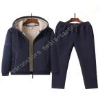 大きいサイズ スウェット ジャージ上下セット メンズ クルーネック ゆったり 暖かい メンズ パーカー セットアップ スポーツ カジュアル ルームウェア