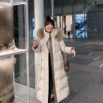 ダウンコート レディース ロング丈 フード付き 長そで レディースダウン ウルトラライト ベンチコートダウンジャケットフード付き インナーダウンコート