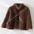 レディース 毛皮コート ショートコート ファー コート ジャケット アウター 防寒 長袖 ボアジャケット フェイクファー 秋 冬 ボアブルゾン ふわふわ もこもこ