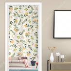 のれん 間仕切り おしゃれ 麻混 フルーツ暖簾 カーテン 目隠し 遮光 幅85×150cm丈 モダン 和風 玄関 キッチ リビング 飲食店 出入り口 一枚入り ノレン 幅72