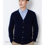 カシミヤ 100％ メンズ カーディガン 紳士 M L LL ニット カシミア 冬 秋冬 無地 シンプル 長袖 ニット カシミヤ100％メンズVネックカーディガン セーター