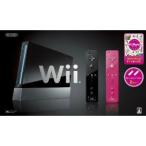 『中古即納』{本体}{Wii}Wii(クロ)(Wiiリモコンプラス桃/黒各1個&Wiiパーティ同梱)(RVL-S-KABN)(20111110)