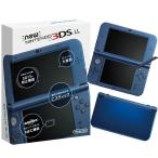 『中古即納』{本体}{3DS}Newニンテンドー3DS LL メタリックブルー(RED-S-BAAA)(20141011)