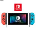 『中古即納』{Switch} (本体)マイニンテンドー限定 Nintendo Switch カスタマイズ Joy-Con(L) ネオン赤/(R) ネオン青 ストラップ 黒 任天堂