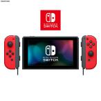 『中古即納』{Switch} (本体) マイニンテンドーストア限定 Nintendo Switch カスタマイズ Joy-Con(L)/(R) レッド Joy-Conストラップ 黒(HAC-S-KAYAA) 任天堂