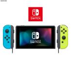 『中古即納』{Switch} (本体)マイニンテンドー限定 Nintendo Switch カスタマイズ Joy-Con(L) ネオン青/(R) ネオン黄 ストラップ 黒 任天堂