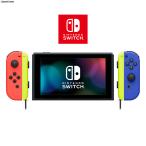 『中古即納』{Switch} (本体)マイニンテンドー限定 Nintendo Switch カスタマイズ Joy-Con(L) ネオン青/(R) 青 ストラップ ネオン黄/ネオン黄 任天堂