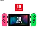 『中古即納』{Switch} (本体)マイニンテンドー限定 Nintendo Switch 有機EL カスタマイズ Joy-Con(L) ネオン桃(R) ネオン緑 ストラップ ネオン桃/緑 任天堂