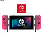 『中古即納』{Switch} (本体)マイニンテンドー限定 Nintendo Switch カスタマイズ Joy-Con(L)/? ネオンピンク Joy-Conストラップ ブラック(HAD-S-KAYAA) 任天堂