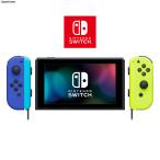 『中古即納』{Switch} (本体) マイニンテンドー限定 Nintendo Switch 有機EL Customize Joy-Con(L)青/(R)ネオン黄 Joy-Con Strap ネオン青/ネオン黄(20211008)