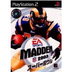 『中古即納』{表紙説明書なし}{PS2} マッデンNFLスーパーボウル2003(Madden NFL 2003) エレクトロニック・アーツ (20021219)
