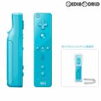 [ б/у немедленная уплата ]{ACC}{Wii} Wii дистанционный пульт жакет * специальный с ремешком .Wii дистанционный пульт (Wii Remote) голубой nintendo (RVL-A-CCB)(20091203)