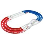 『新品』『お取り寄せ』{PTM} 94893 ミニ四駆オーバルホームサーキット 立体レーンチェンジタイプ（レッド/ブルー/ホワイト） タミヤ(20120721)