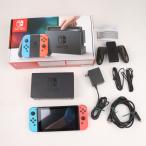『中古即納』{Switch} (本体) Nintendo Switch(ニンテンドースイッチ) Joy-Con(L) ネオンブルー/R ネオンレッド 任天堂(HAC-S-KABAA)(20170303)