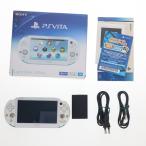 『中古即納』{PSVita} (本体) PlayStation Vita(プレイステーション ヴィータ) Wi-Fiモデル ライトブルー/ホワイト SCE(PCH-2000ZA14)(20131010)