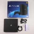 『中古即納』{PS4} (本体) PlayStation 4 Pro(プレイステーション4 プロ) ジェット・ブラック 1TB SIE(CUH-7100BB01)(20170929)
