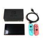 『中古即納』{Switch} (本体) Nintendo Switch(ニンテンドースイッチ) Joy-Con(L) ネオンブルー/(R) ネオンレッド 任天堂(HAD-S-KABAA)(20190830)