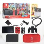 『中古即納』{Switch} (本体)(保護フィルム無し) Nintendo Switch(ニンテンドースイッチ) スーパーマリオ オデッセイセット 任天堂(HAC-S-KADEE)(20171027)