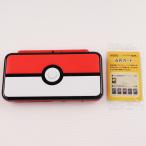 『中古即納』{3DS} (本体) Newニンテンドー2DS LL モンスターボールエディション 任天堂(JAN-S-KCAA)(20171117)