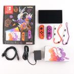 『中古即納』{Switch} (本体) Nintendo Switch(ニンテンドースイッチ) 有機ELモデル スカーレット・バイオレットエディション 任天堂(HEG-S-KEAAA)(20221104)