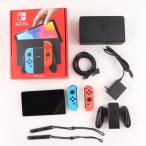 『中古即納』{Switch} (本体) Nintendo Switch(ニンテンドースイッチ) 有機ELモデル Joy-Con(L) ネオンブルー/R ネオンレッド 任天堂(HEG-S-KABAA)(20211008)